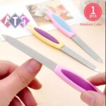 Pedicure file with handle for nail care 2x1