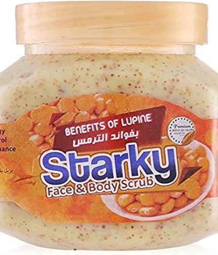 Starky Natural Scrub Cream with Lupine for Face and Body - 300 ml