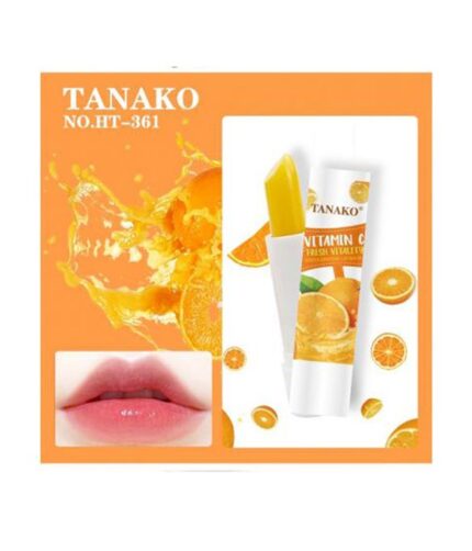 Natural plant formula, especially mild easy absorption With vitamin c extract and various nutrition, natural moisturizing effect deeply penetrate into lips gap and form a lasting moisture layer to the lips. 1Pcs Lip Balm vitamin c