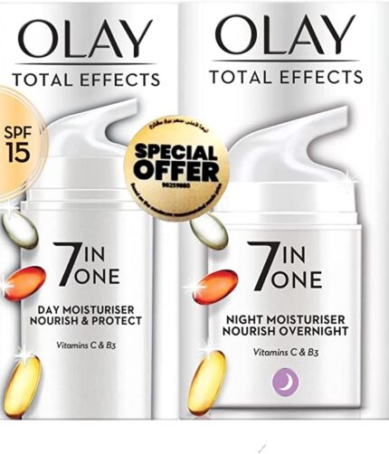 Olay Face Moisturizer Total Effects: Anti-Aging Day Cream, 50g + Firming Night Cream, 50g